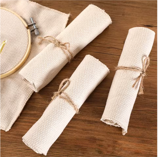Set de 3 toiles de punch needle - 26cm x 26cm