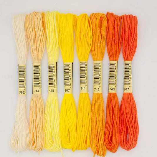 Fils de punch needle - Lot de 8 teintes